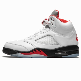 Air Jordan 5 Retro 'Fire Red' 2020 Jordan 5 shoes with premium finish