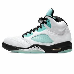 Air Jordan 5 Retro 'Island Green' Jordan 5 shoes with premium finish