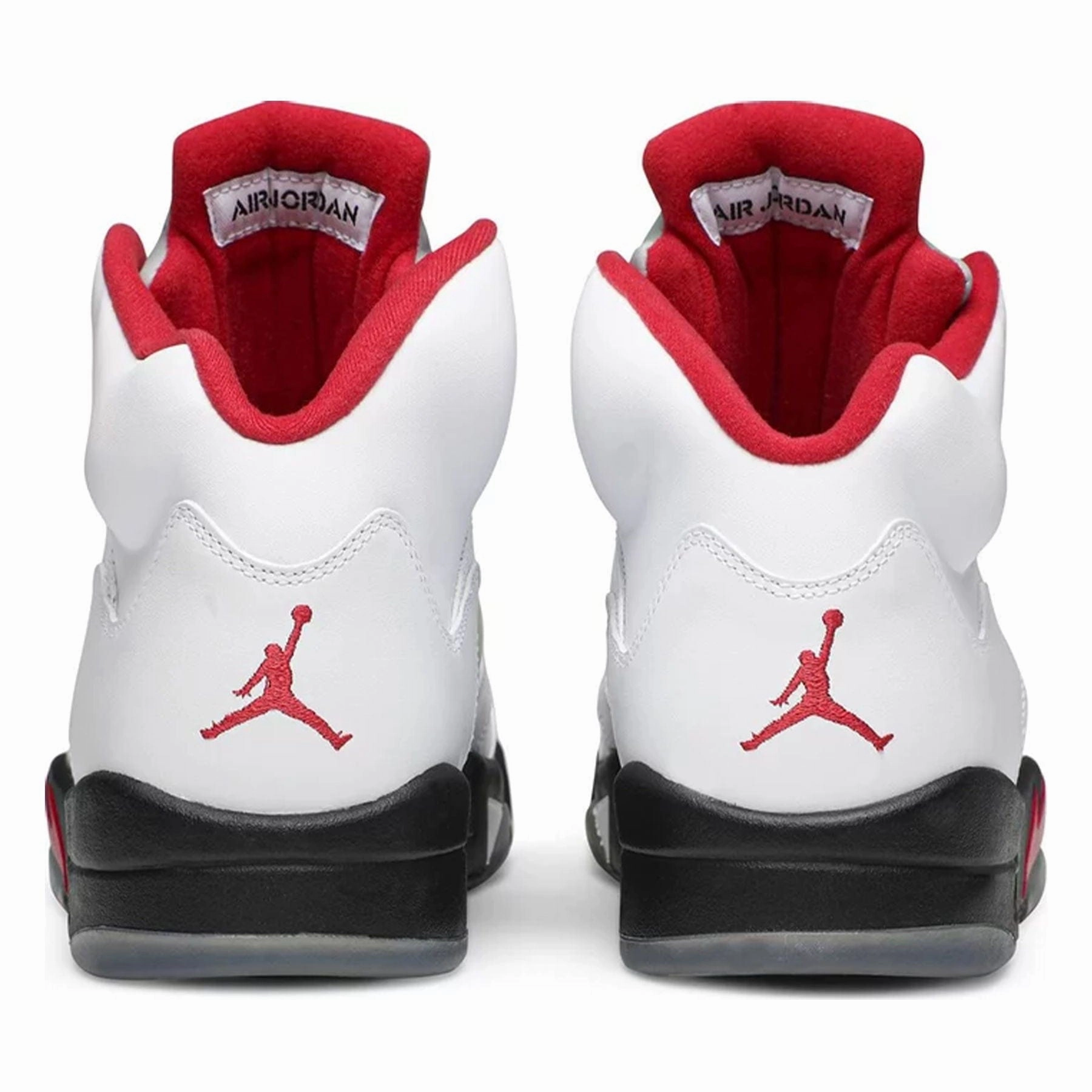Air Jordan 5 Retro 'White Fire Red' 2013 Cushioned active lifestyle kicks
