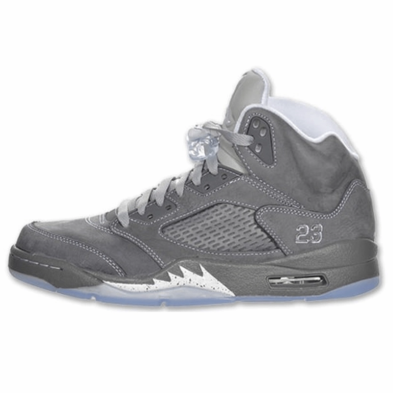 Air Jordan 5 Retro 'Wolf Grey' Jordan 5 shoes with premium finish