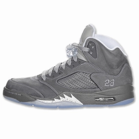 Air Jordan 5 Retro 'Wolf Grey' Jordan 5 shoes with premium finish