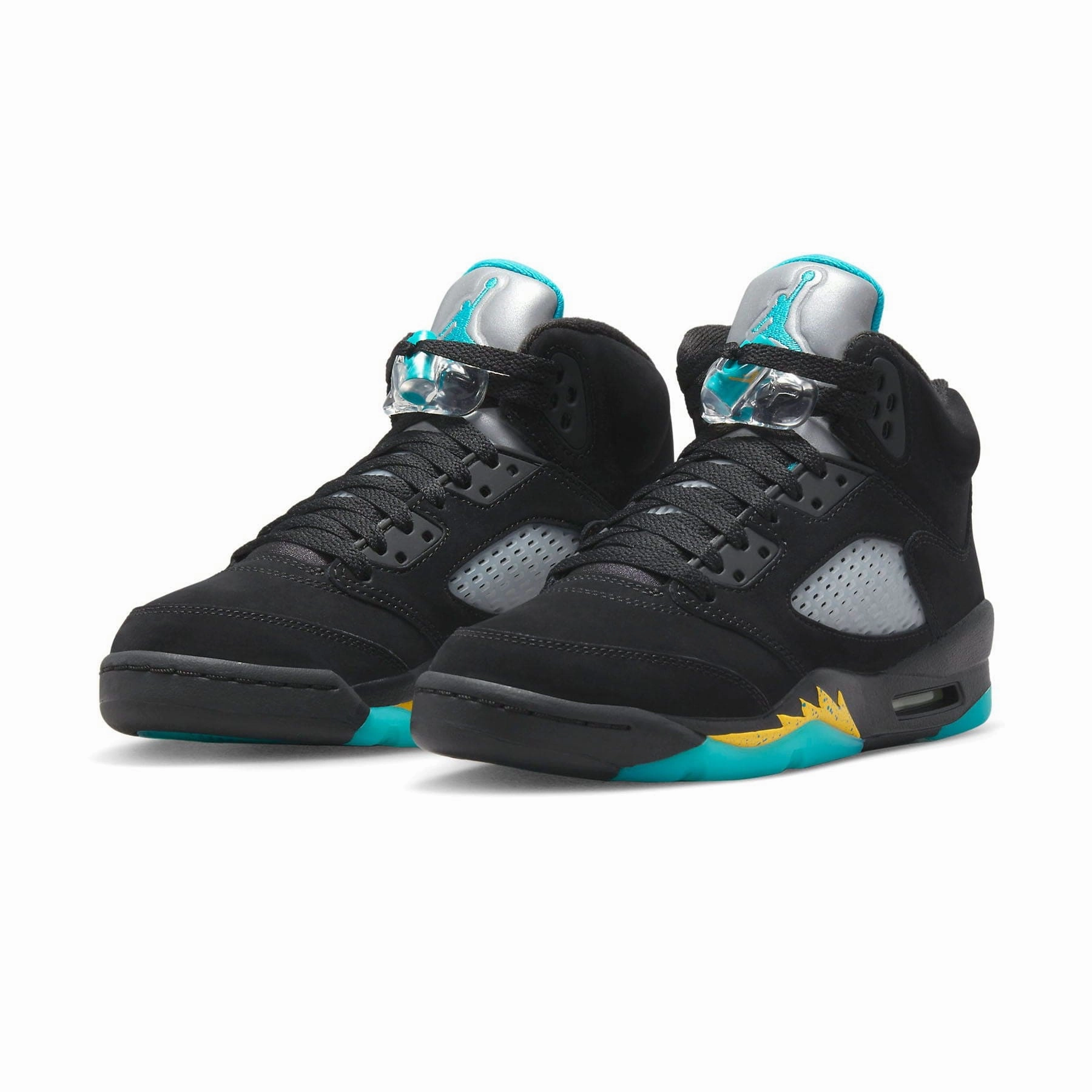Air Jordan 5 Retro GS 'Aqua' Cushioned active lifestyle kicks