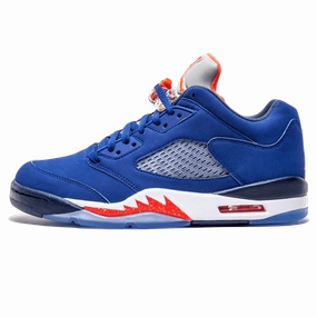 Air Jordan 5 Retro Low 'Knicks' Jordan 5 shoes with premium finish