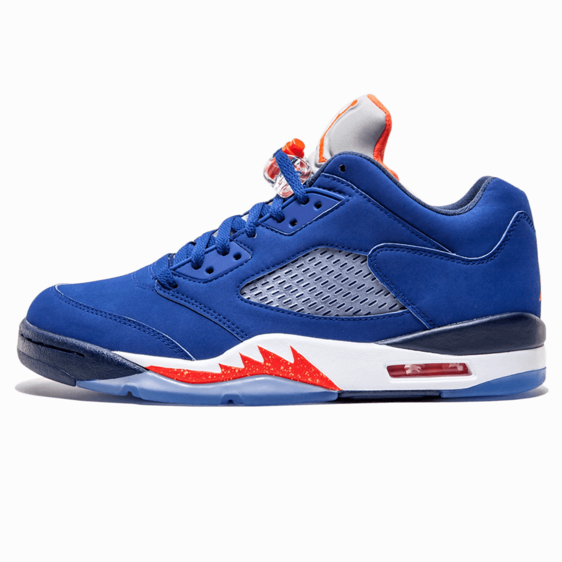Air Jordan 5 Retro Low 'Knicks' Jordan 5 shoes with premium finish