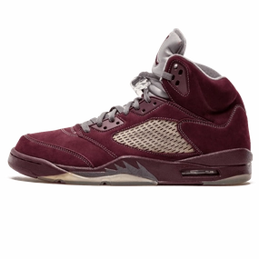 Air Jordan 5 Retro LS 'Burgundy' Jordan 5 shoes with premium finish