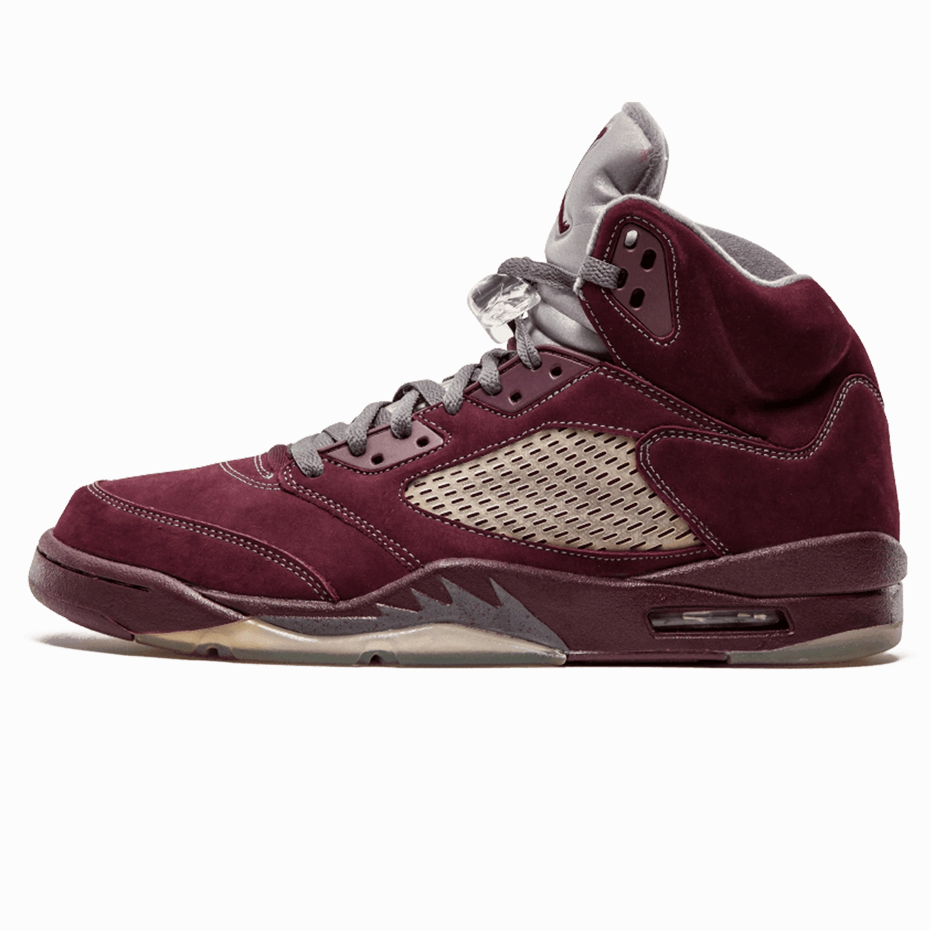 Air Jordan 5 Retro LS 'Burgundy' Jordan 5 shoes with premium finish