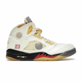 Air Jordan 5 Retro Off-White Sail Jordan 5 performance-inspired sneakers