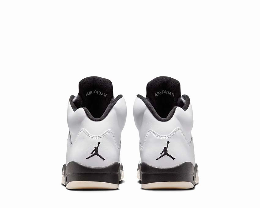 Air Jordan 5 Retro "White and Black" Mens court performance shoes