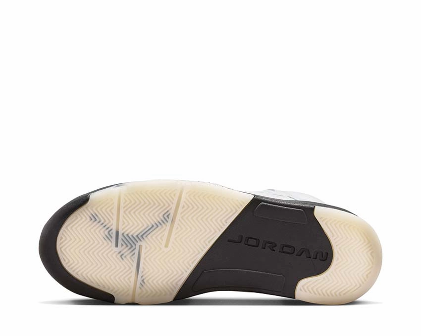 Air Jordan 5 Retro "White and Black" Mens court performance shoes