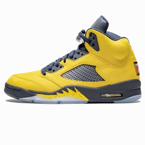 Air Jordan 5 Retro SP 'Michigan' Jordan 5 shoes with premium finish
