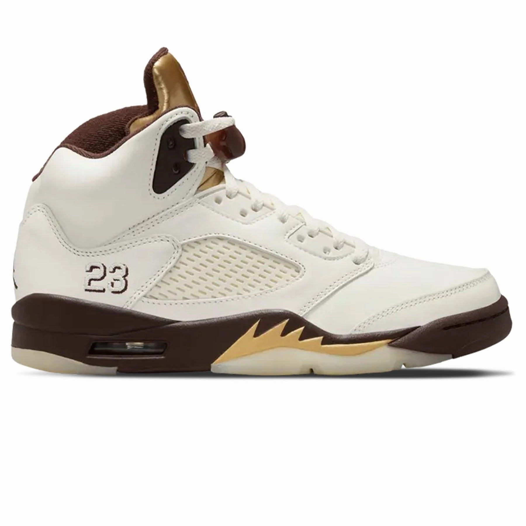 Air Jordan 5 Retro Wmns 'Golden Ticket' Cushioned active lifestyle kicks