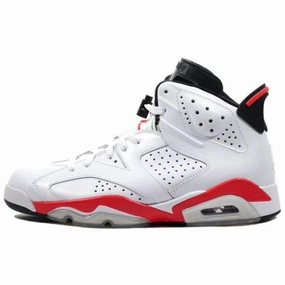 Air Jordan 6 'White-Infrared' Classic Jordan 6 basketball sneakers