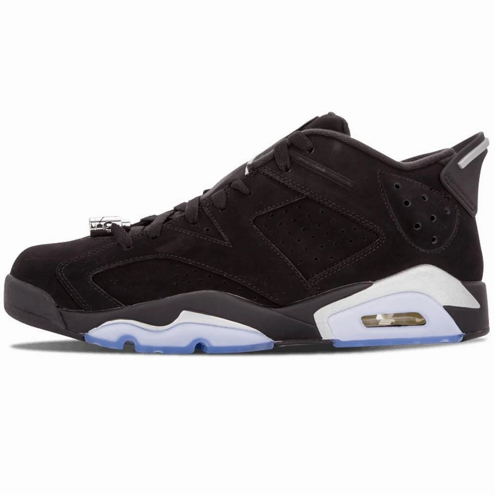 Air Jordan 6 Low "Chrome" Classic Jordan 6 basketball sneakers