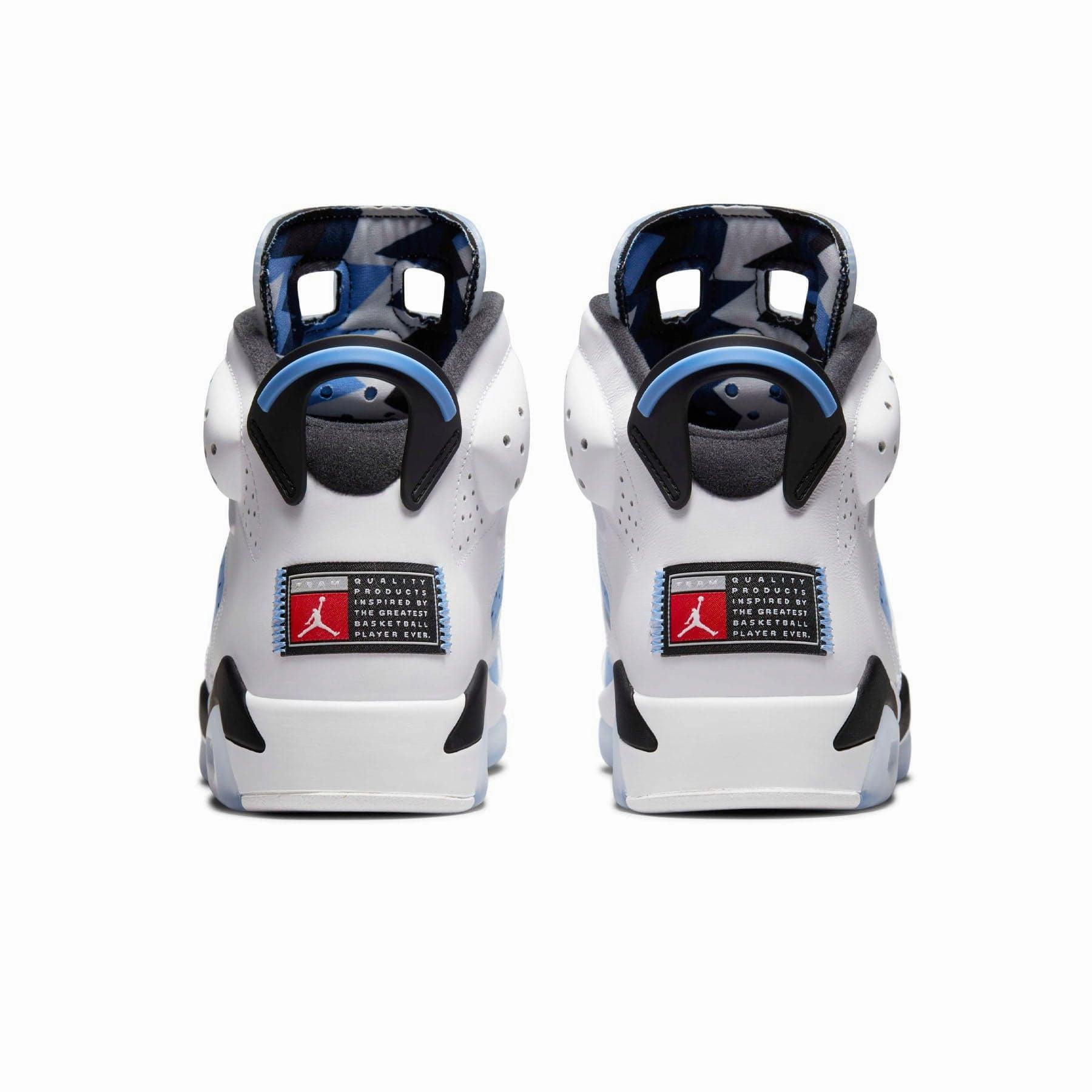 Air Jordan 6 Retro 'UNC Home' Responsive game-time sneakers