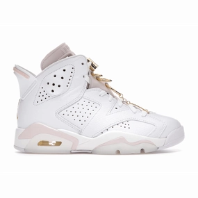 Air Jordan 6 Retro Gold Hoops Jordan 6 throwback design shoes