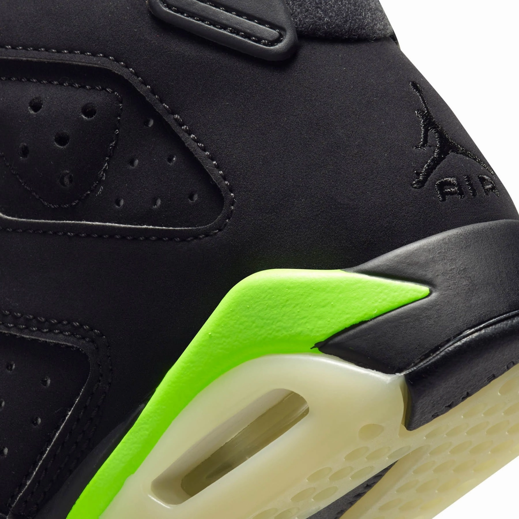 Air Jordan 6 Retro GS 'Electric Green' Responsive game-time sneakers