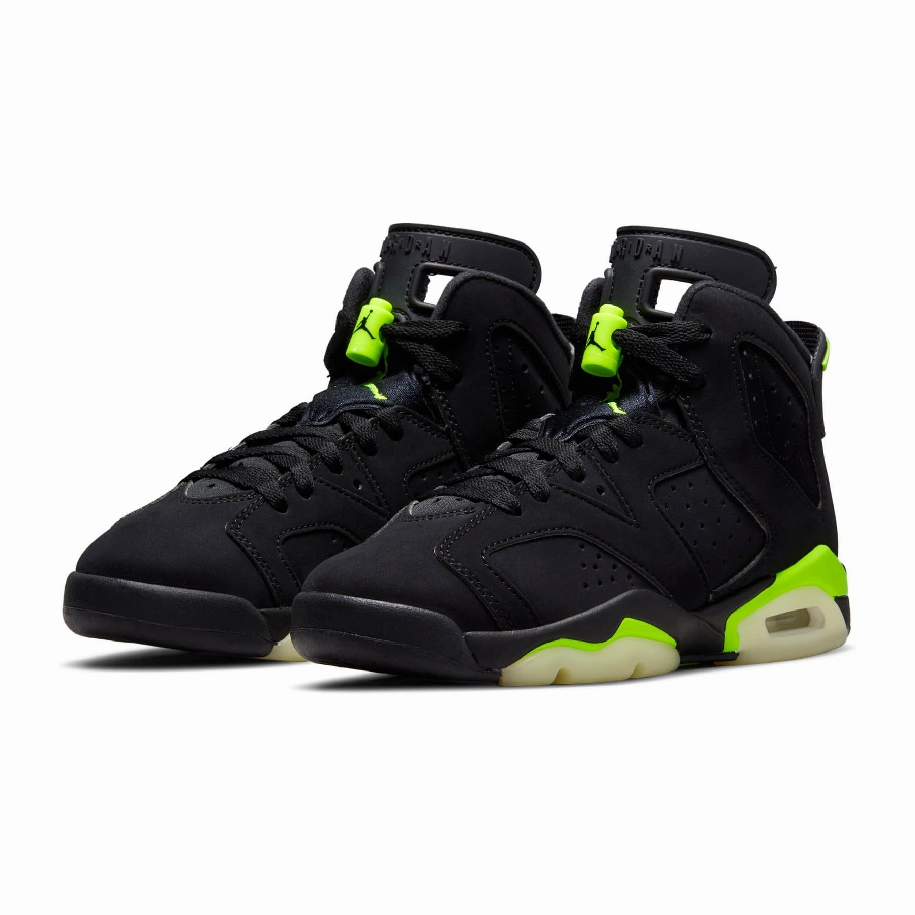 Air Jordan 6 Retro GS 'Electric Green' Responsive game-time sneakers