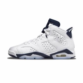 Air Jordan 6 Retro GS 'Midnight Navy' 2022 Classic Jordan 6 basketball sneakers
