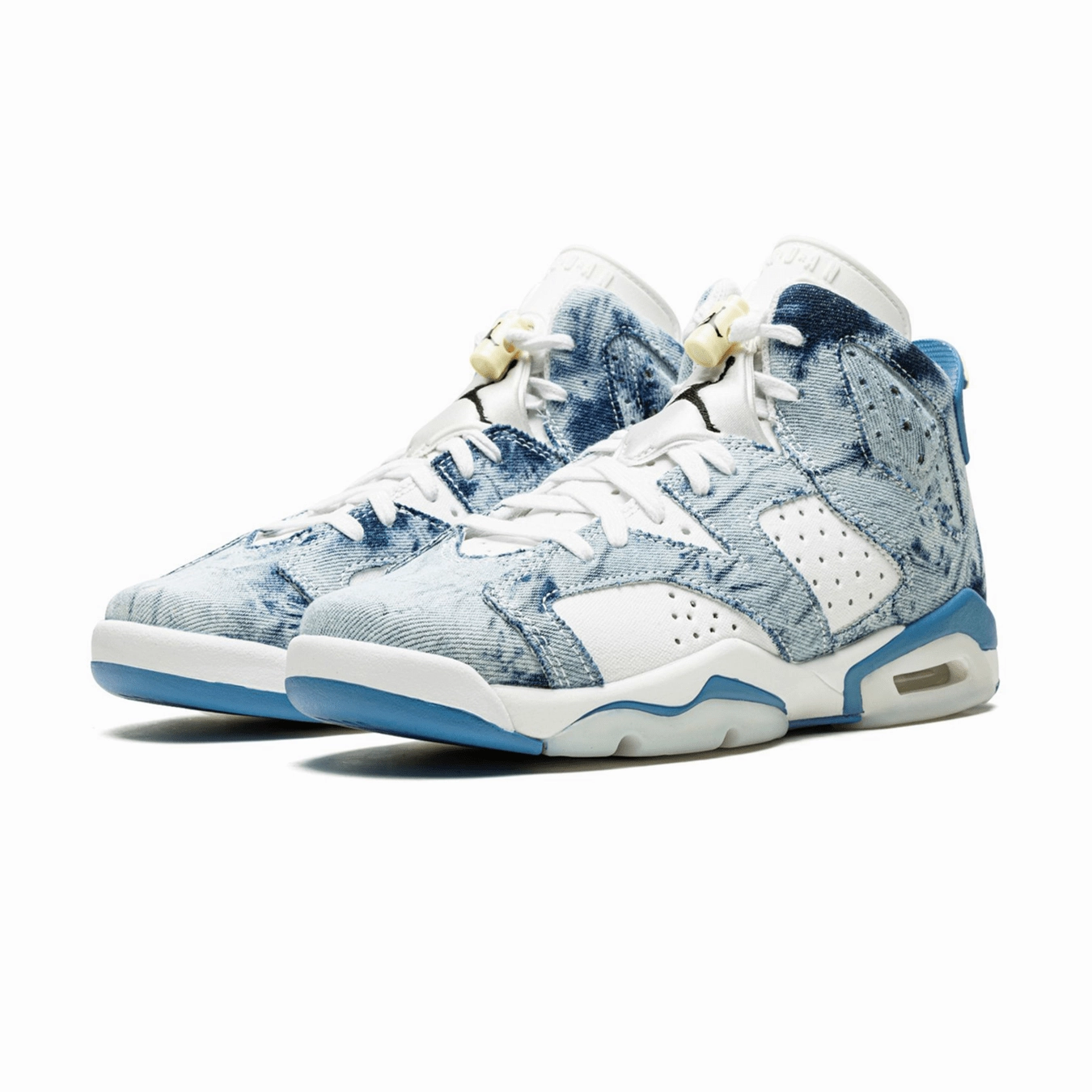 Air Jordan 6 Retro GS 'Washed Denim 2022' Responsive game-time sneakers