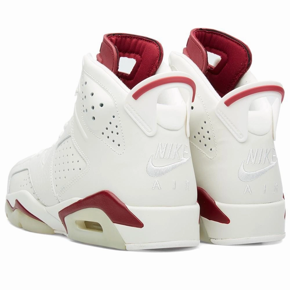 Air Jordan 6 Retro Maroon Responsive game-time sneakers