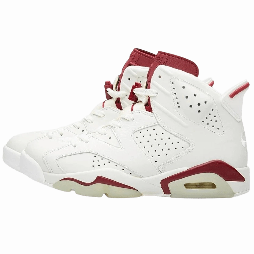 Air Jordan 6 Retro Maroon Classic Jordan 6 basketball sneakers