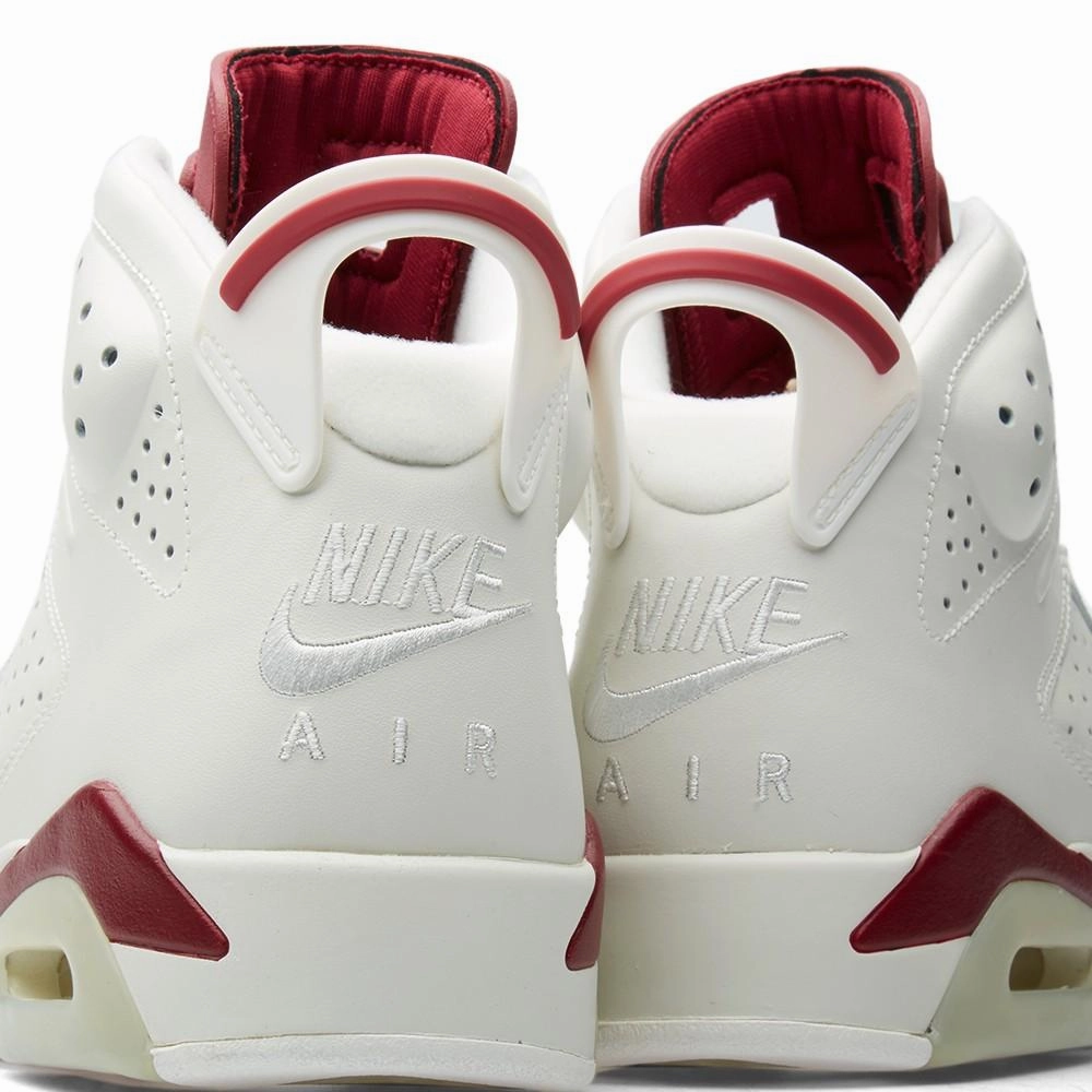 Air Jordan 6 Retro Maroon Responsive game-time sneakers