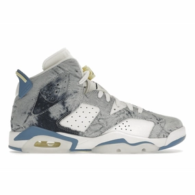 Air Jordan 6 Retro Washed Denim 2022 Jordan 6 throwback design shoes