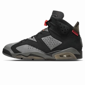 Air Jordan 6 Retro x Paris Saint-Germain 'Iron Grey' Classic Jordan 6 basketball sneakers