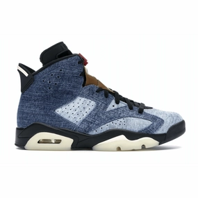 Air Jordan 6 Washed Denim Jordan 6 throwback design shoes