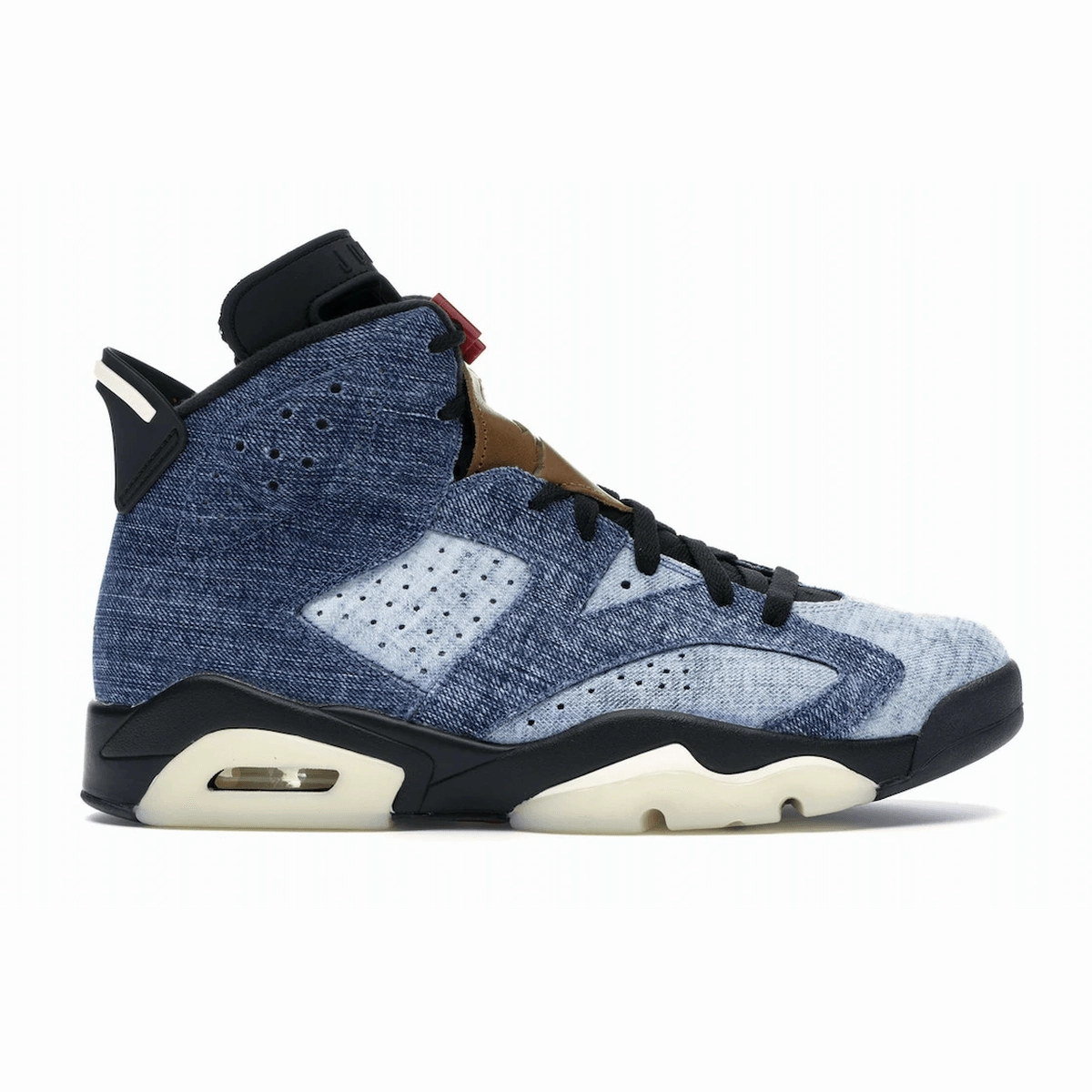 Air Jordan 6 Washed Denim Jordan 6 throwback design shoes