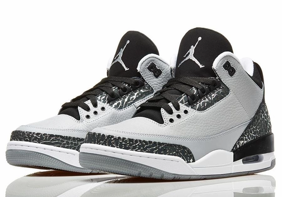 Air Jordan III (3) Wolf Grey All-day support retro kicks
