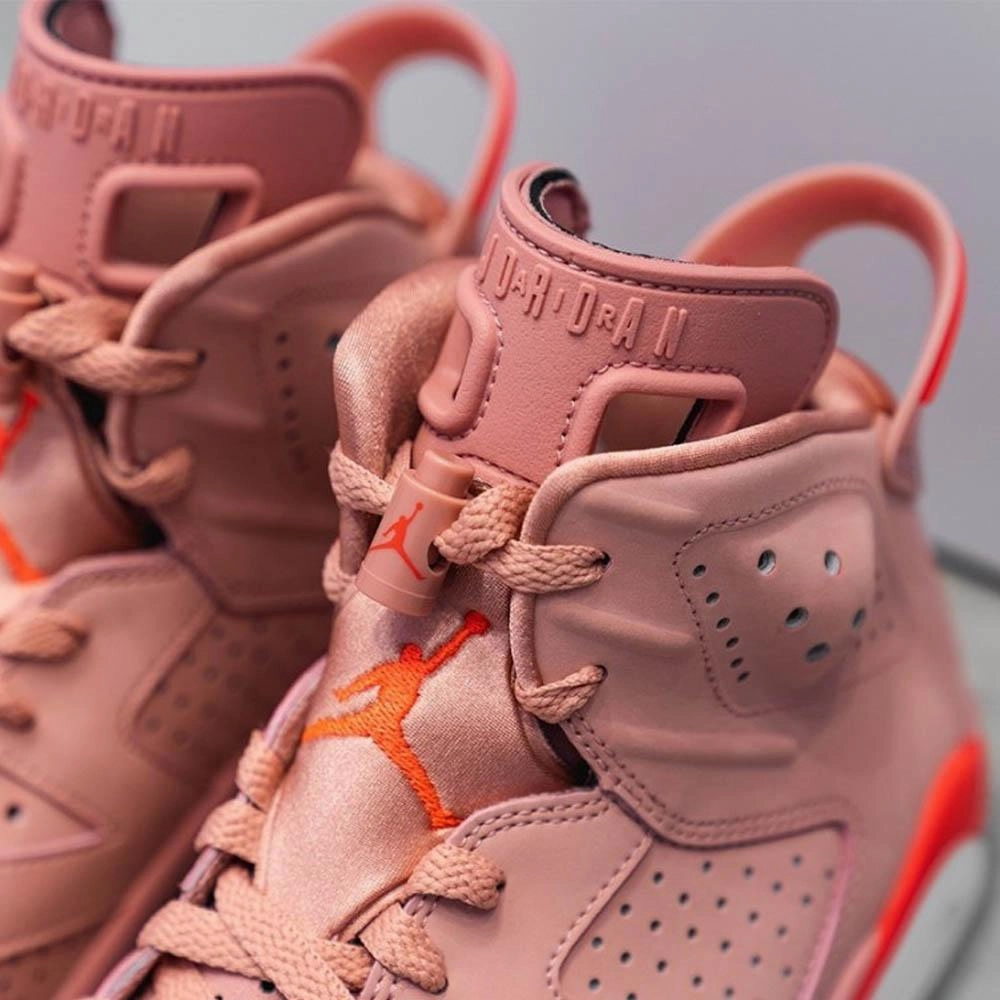 Aleali May x Wmns Air Jordan 6 Retro 'Millennial Pink' Responsive game-time sneakers