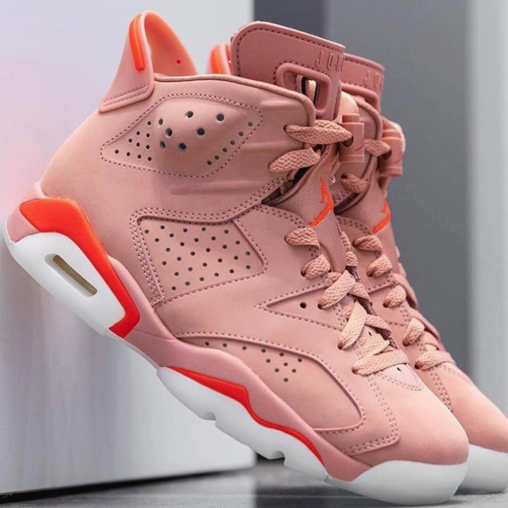 Aleali May x Wmns Air Jordan 6 Retro 'Millennial Pink' Responsive game-time sneakers