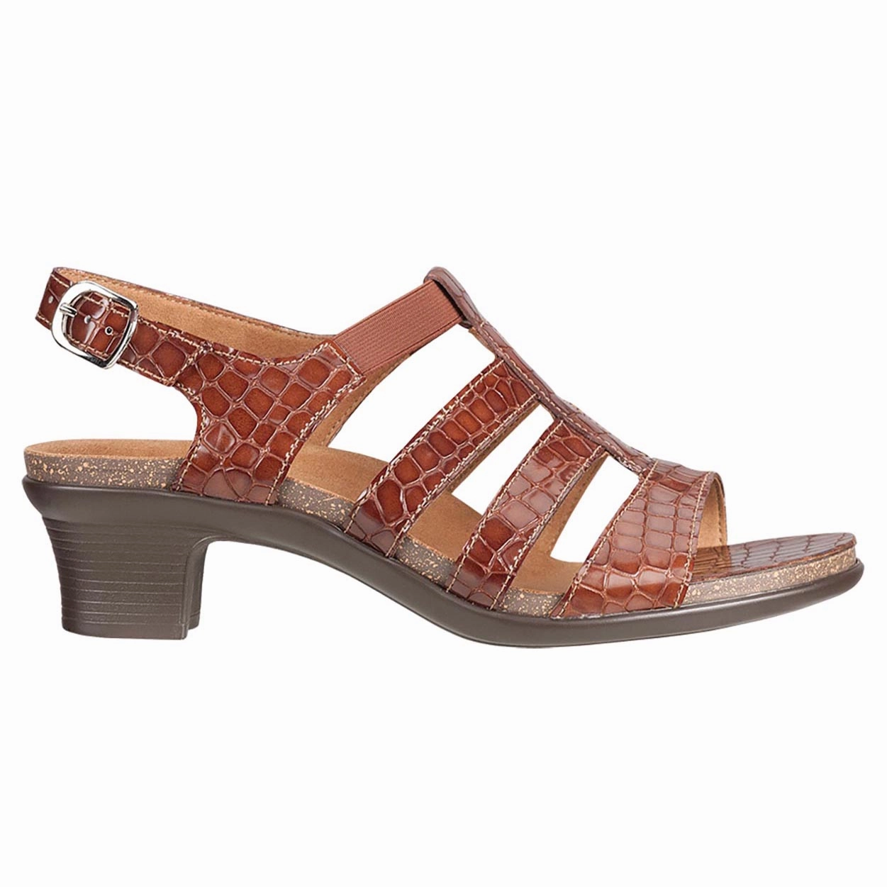 Allegro - Cognac Croc SAS orthopedic comfort shoes