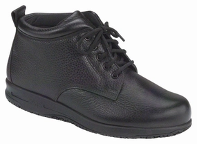 Alpine - Black SAS comfort walking shoes with supportive build