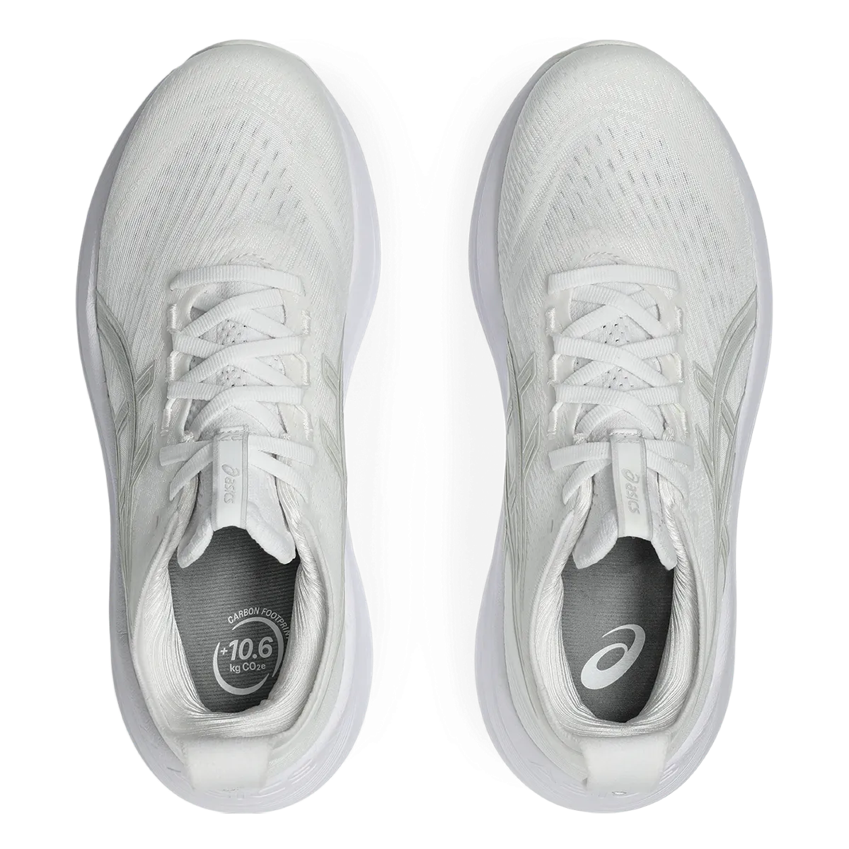 Asics Gel Nimbus 27 White - Glacier Grey