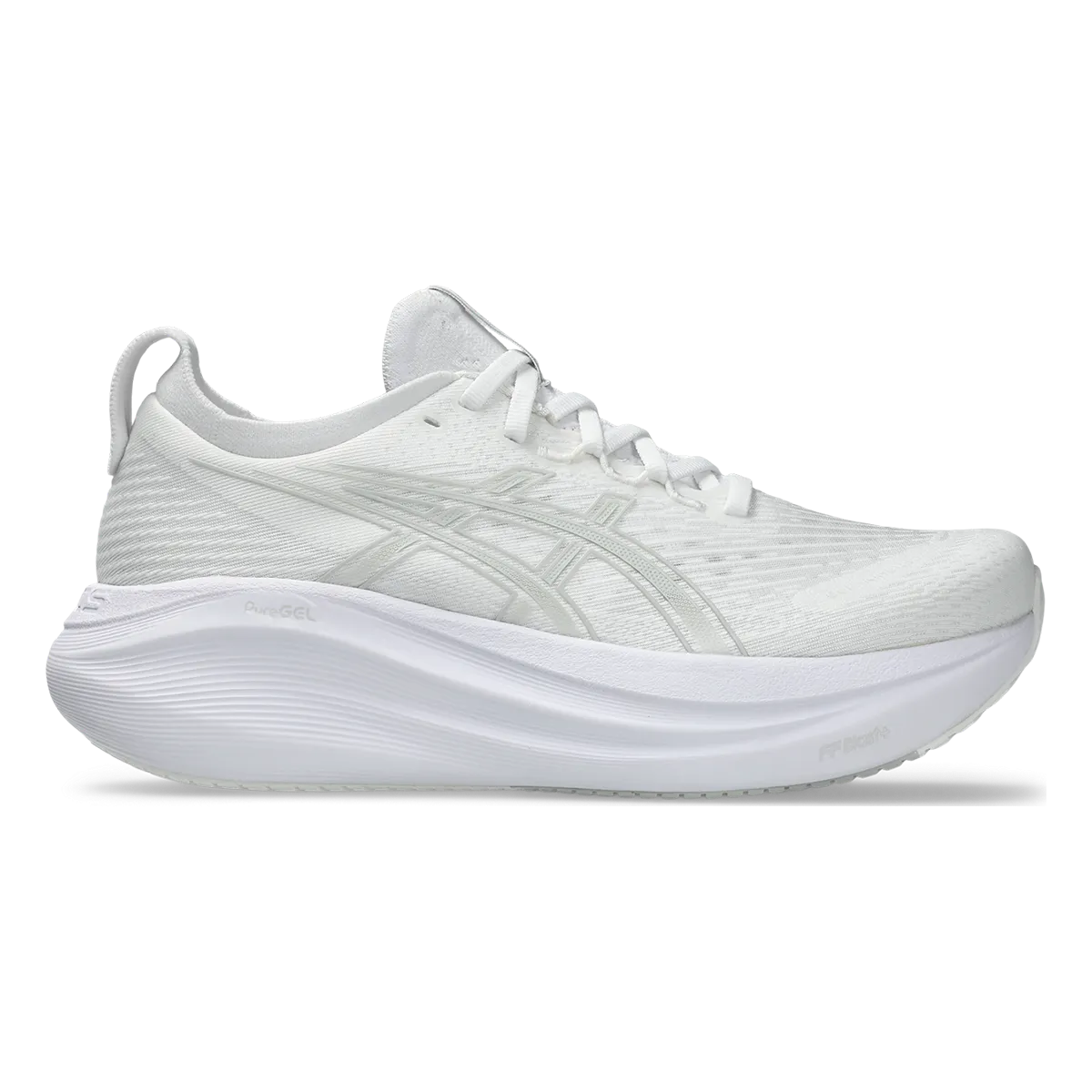 Asics Gel Nimbus 27 White - Glacier Grey