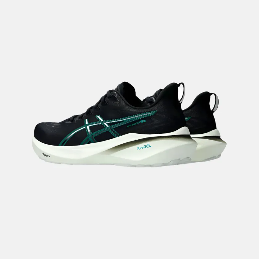 Asics GT-2000 13 Men Running Shoes -Black/Wave Teal Asics Shoes