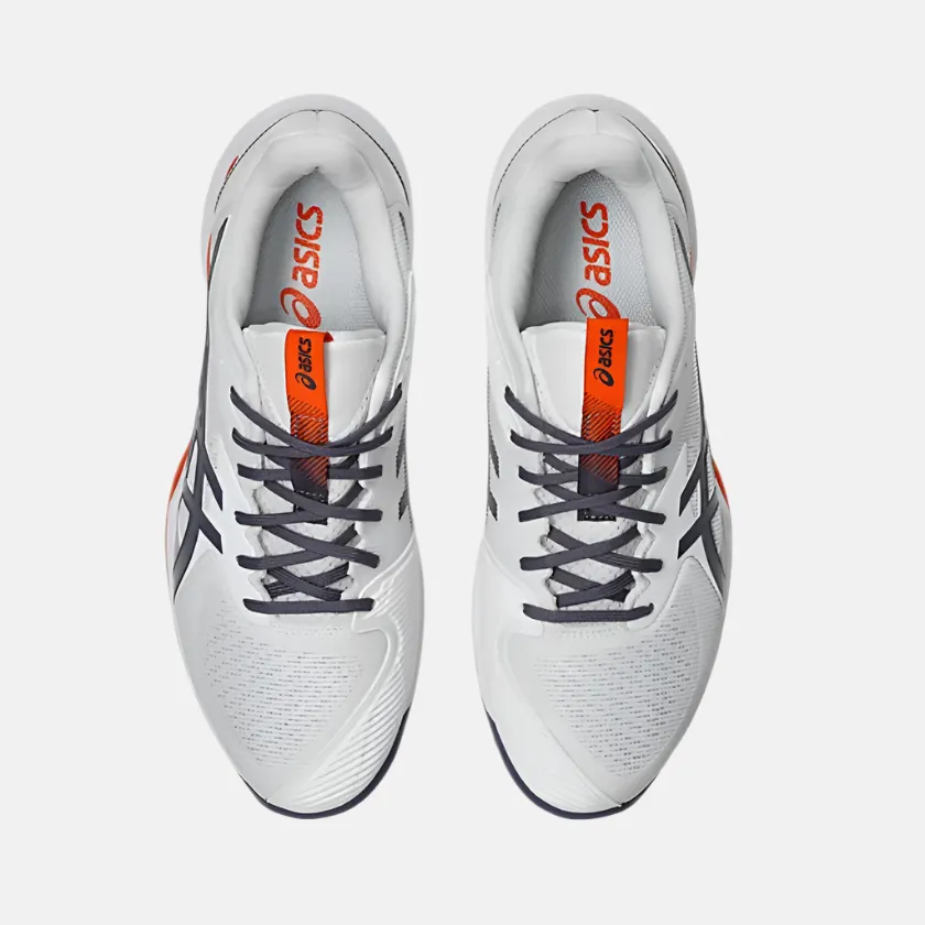 Asics Solution Speed FF 3 Men Tennis Shoes -White/Greyish Purple Asics Shoes