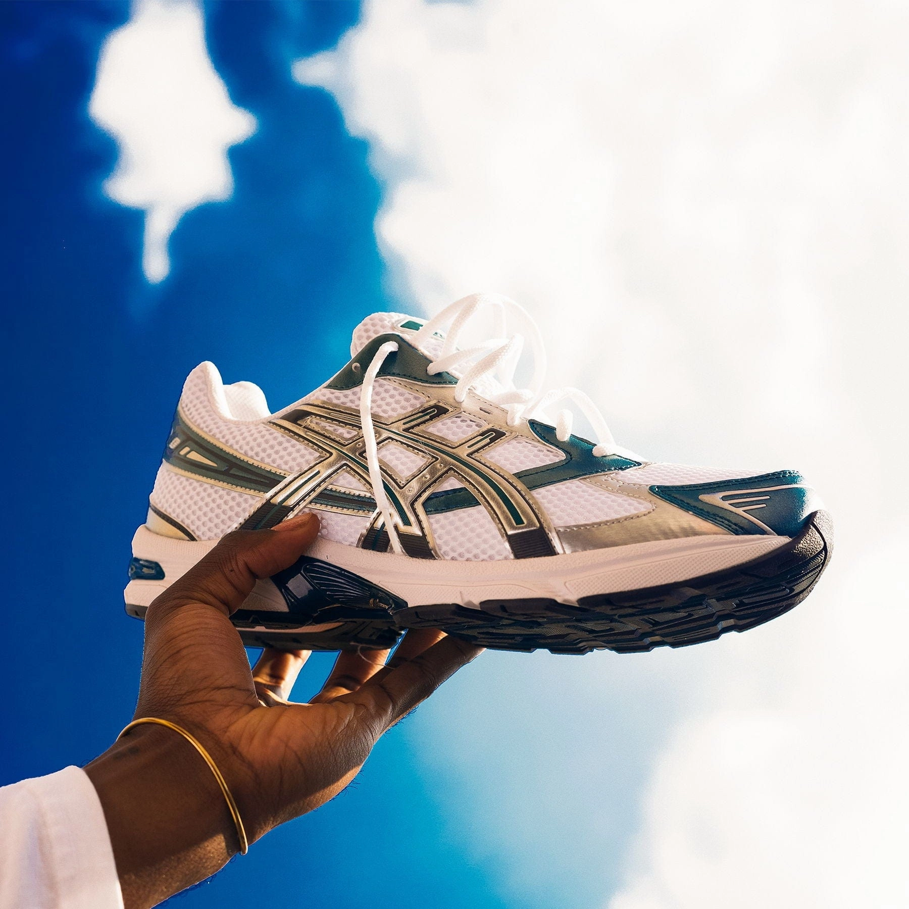 Asics Gel 1130 'White Dark Neptune' Stability running shoes