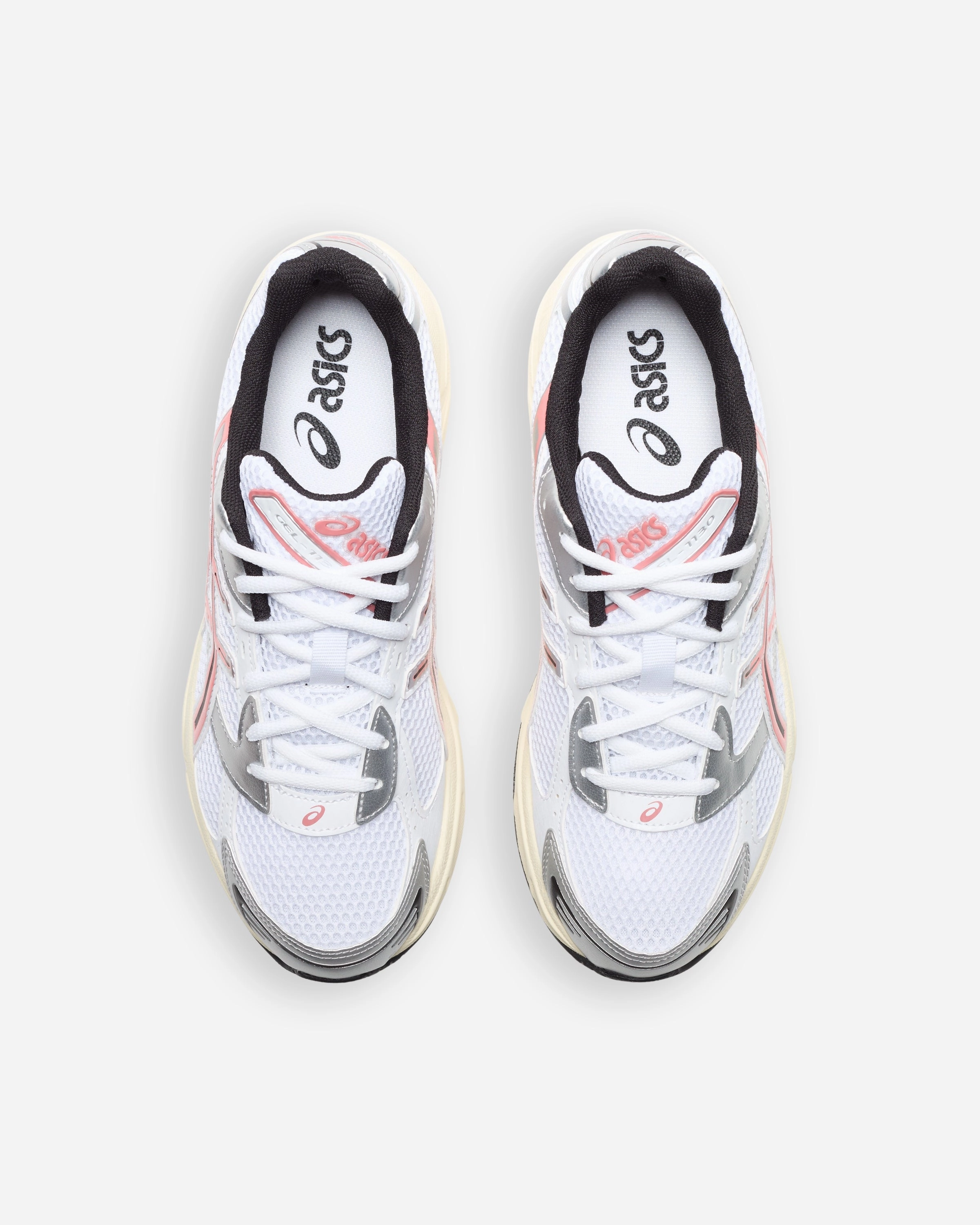 ASICS GEL-1130 - WHITE/ DESERTRED Performance comfort sneakers