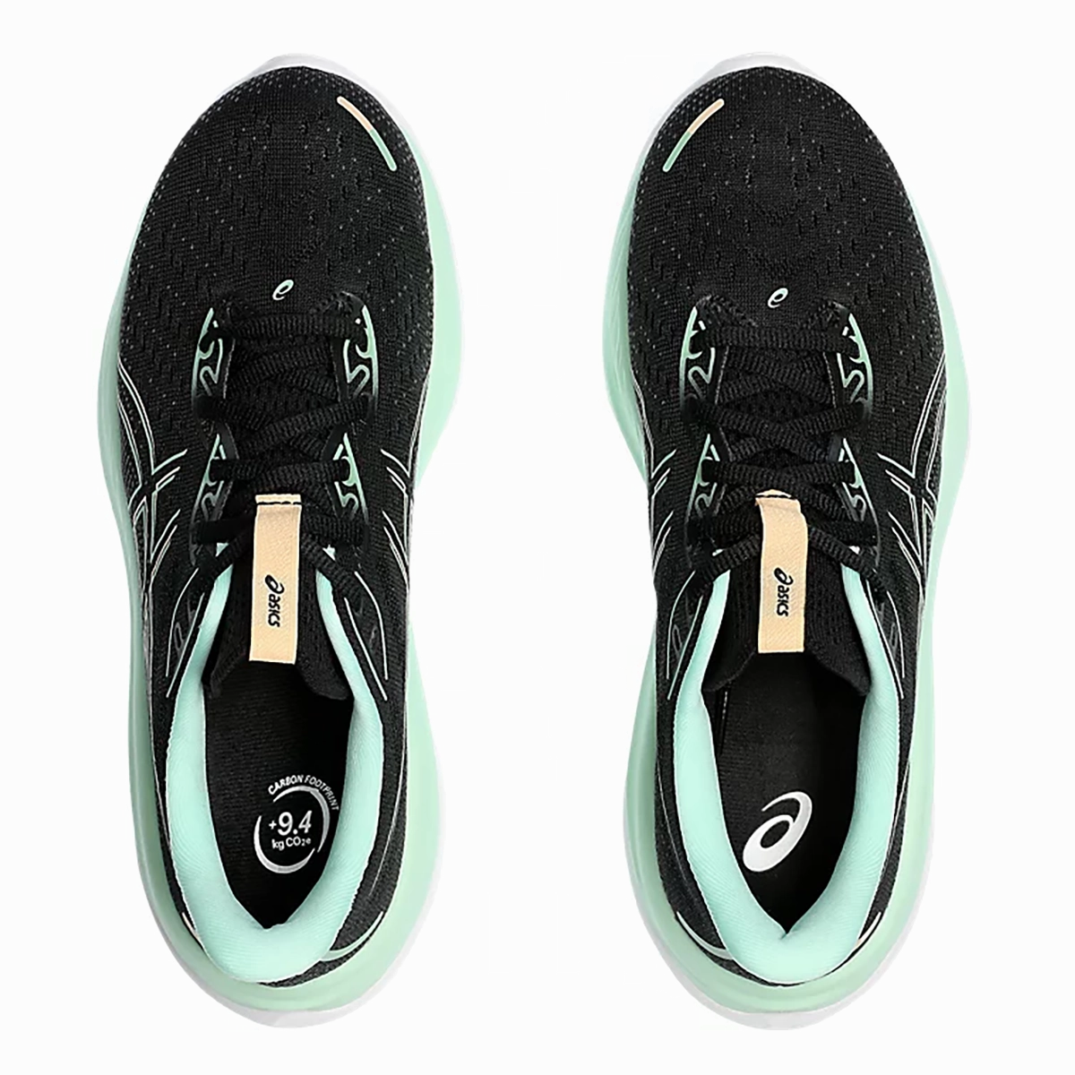 Asics Gel Cumulus 26 - Black - Mint Tint Asics neutral running shoes