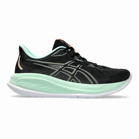 Asics Gel Cumulus 26 - Black - Mint Tint Asics neutral footwear designed for balanced running