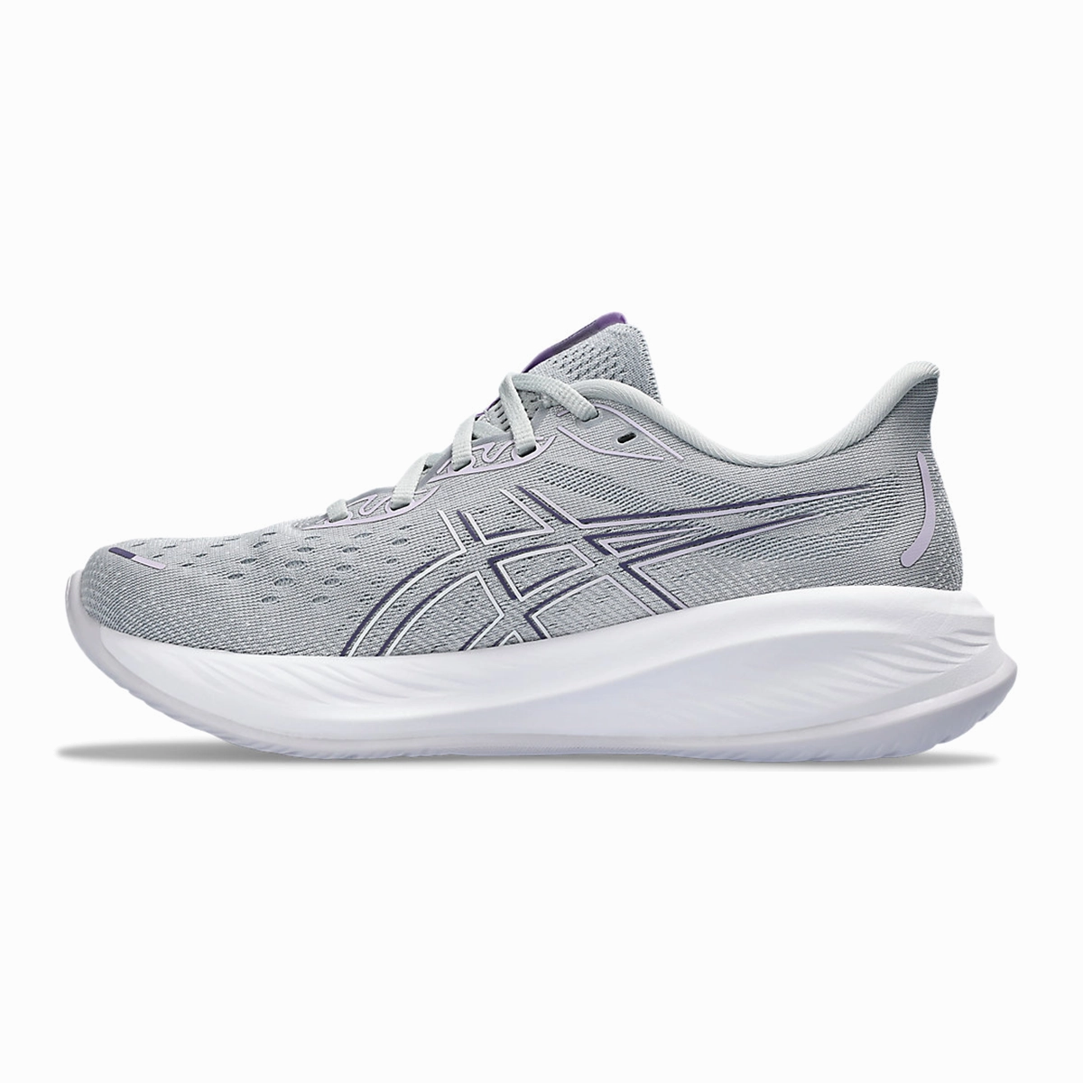 Asics Gel Cumulus 26 - Piedmont Grey - White Asics neutral running shoes