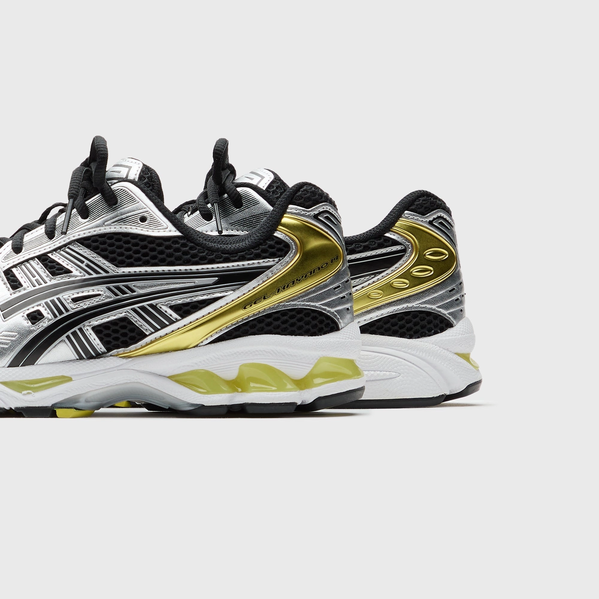 ASICS Gel-Kayano 14 - Black / Lemon Spark Sport lifestyle shoes