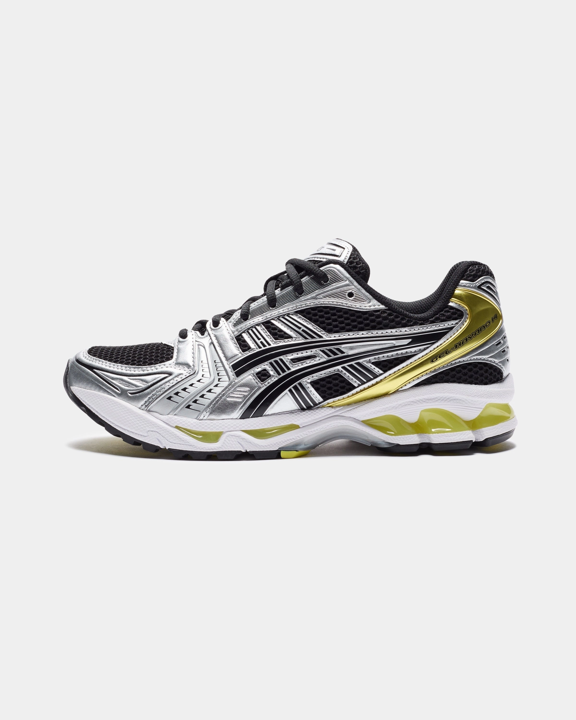 ASICS GEL-KAYANO 14 - BLACK/ LEMONSPARK Performance comfort sneakers