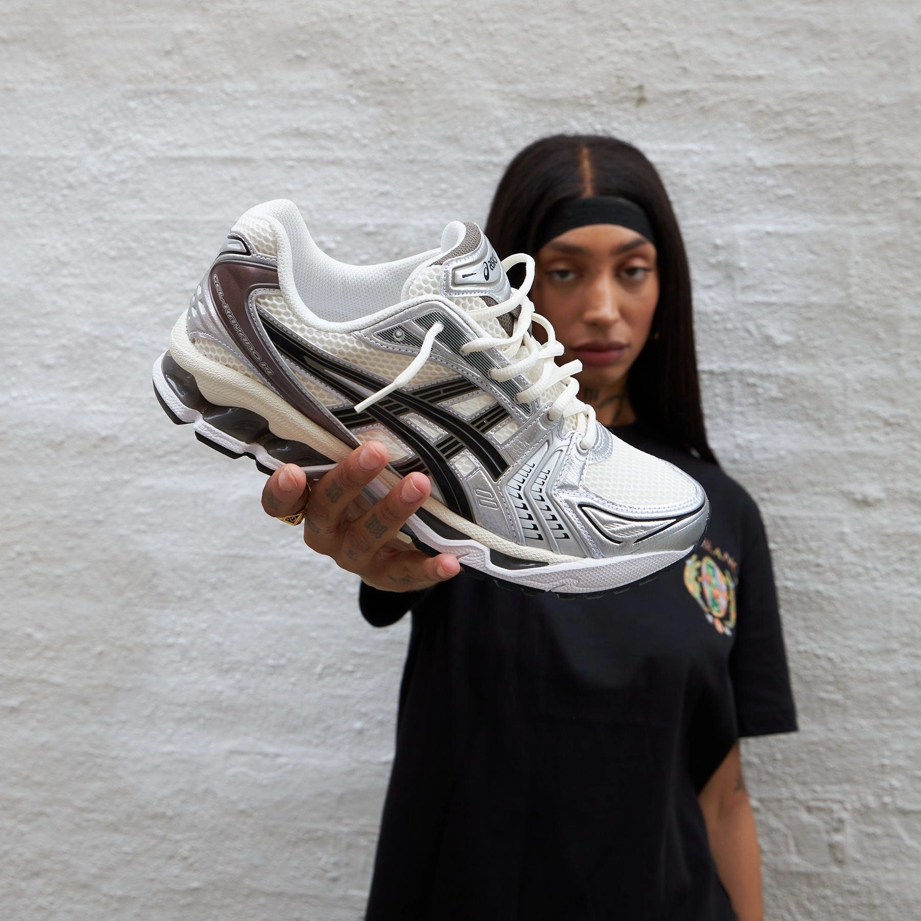 Asics Gel Kayano 14 'Cream Black' Reliable support trainers
