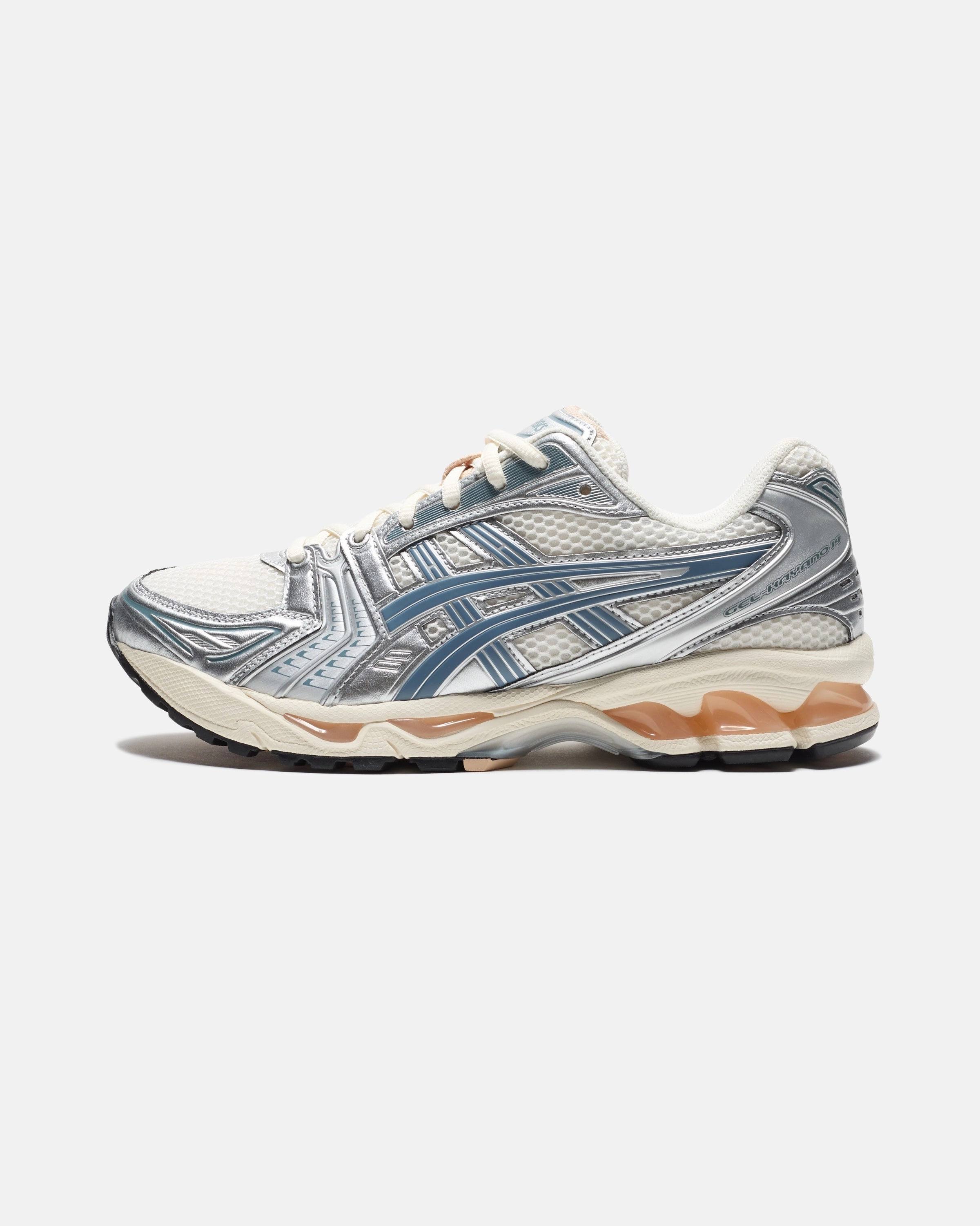 ASICS GEL-KAYANO 14 - CREAM/ IRONCLAD Performance comfort sneakers