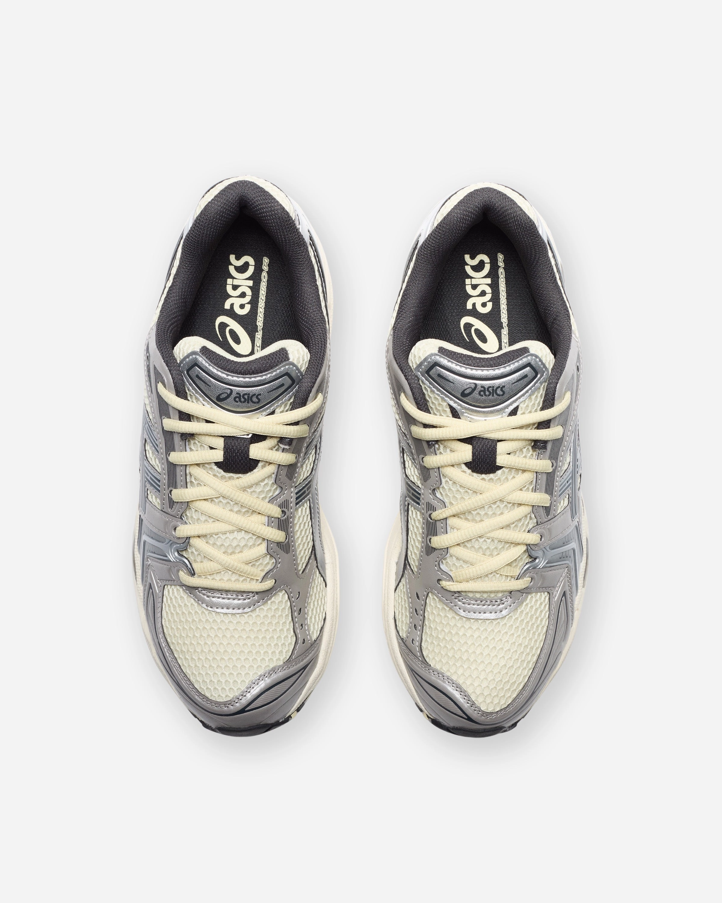 ASICS GEL-KAYANO 14 - OYSTERWHITE/ STEEPLEGREY Performance comfort sneakers