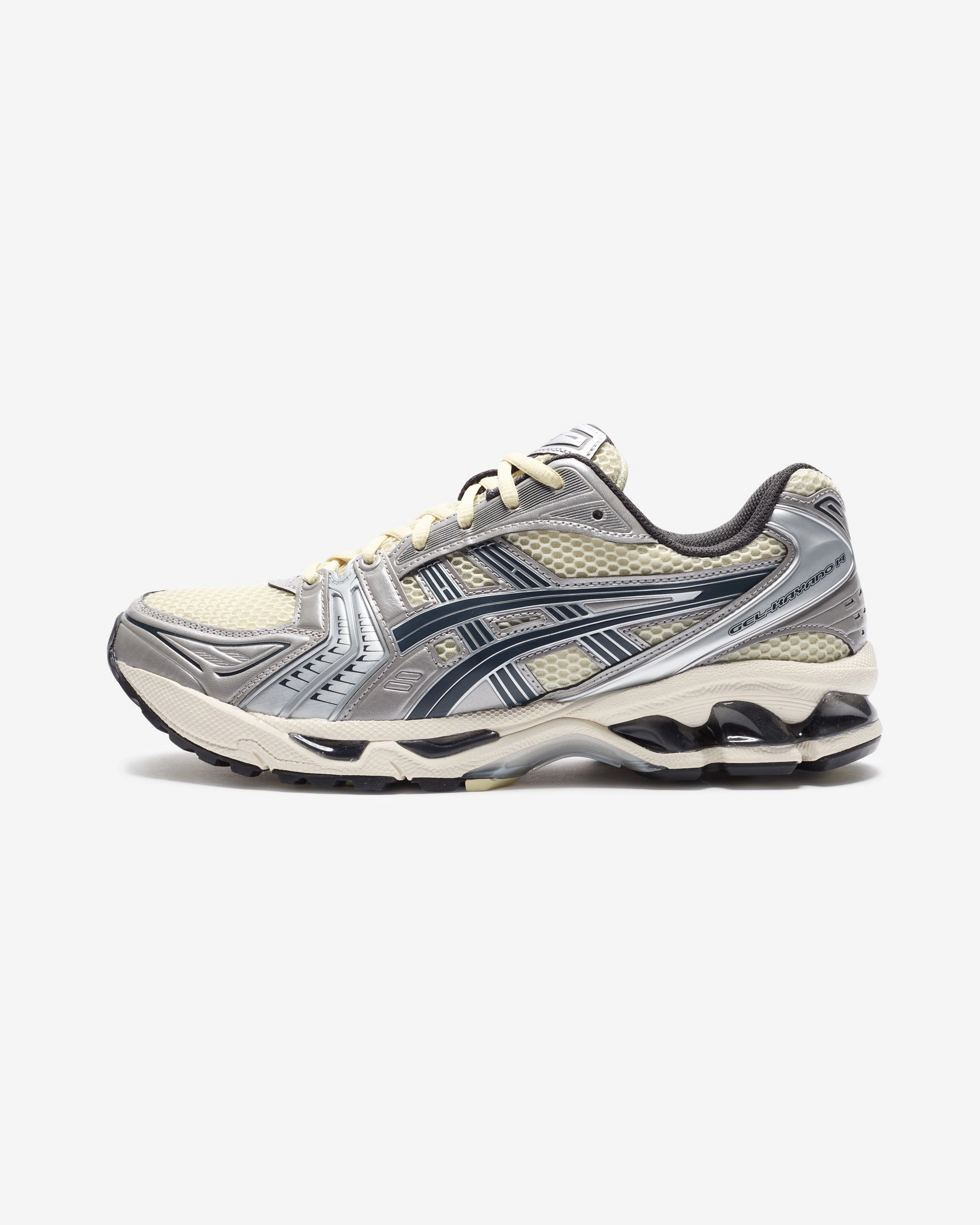 ASICS GEL-KAYANO 14 - OYSTERWHITE/ STEEPLEGREY Performance comfort sneakers